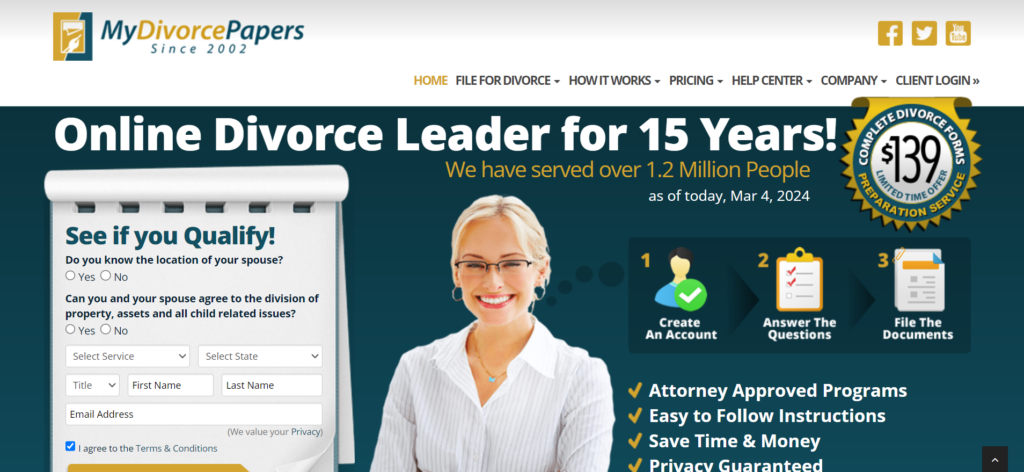 MydivorcePapers Online Divorce